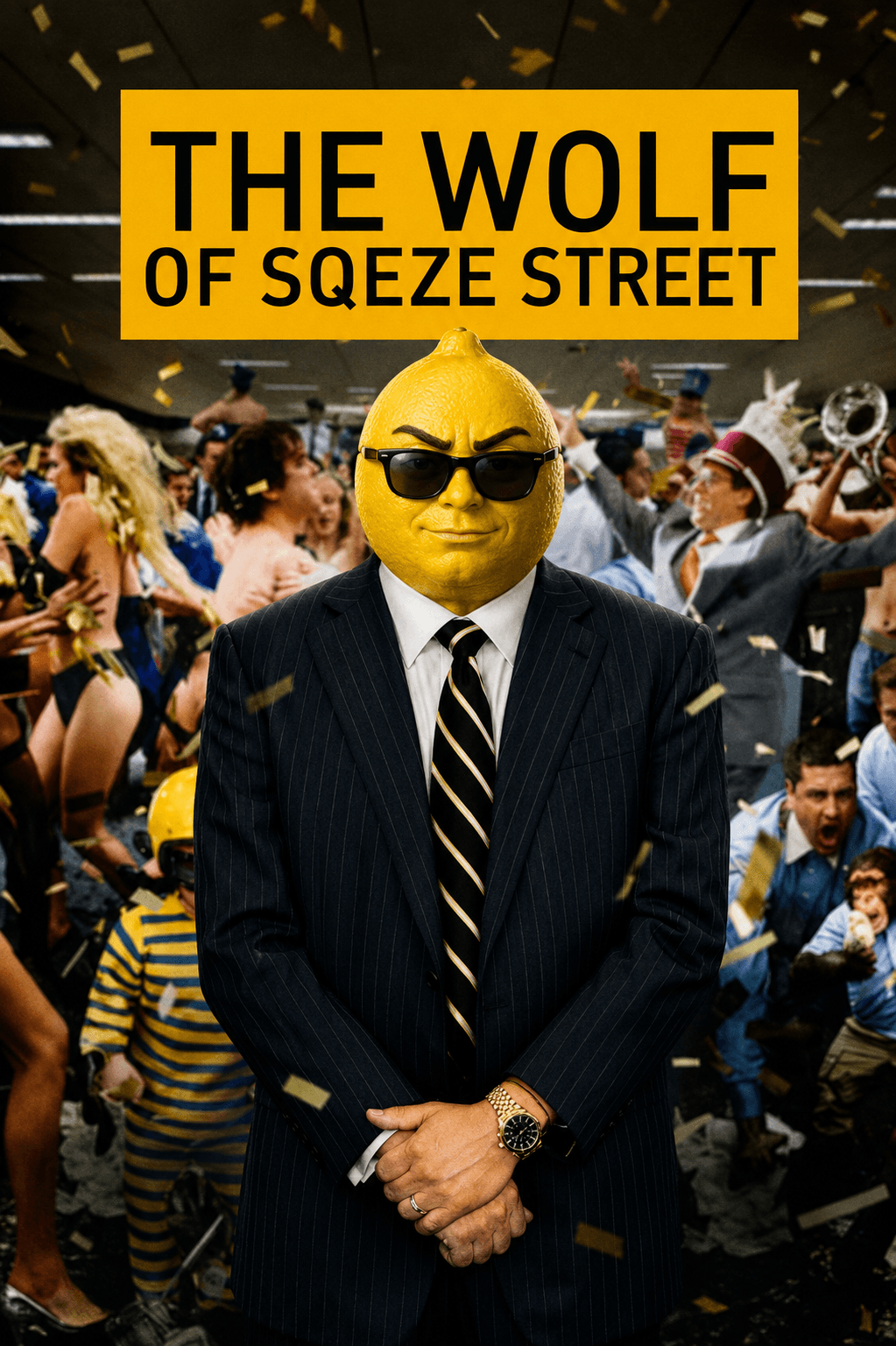 The Wolf of SQEZE Street poster